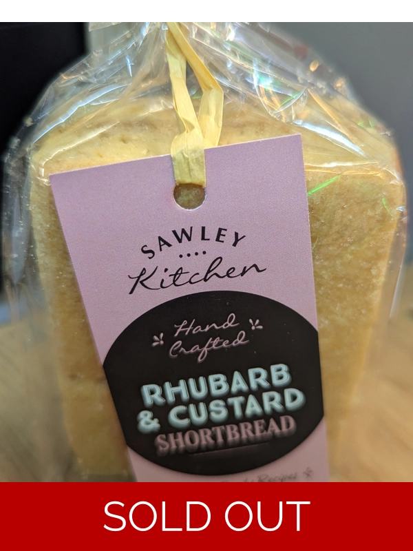 Rhubarb & Custard Shortbread